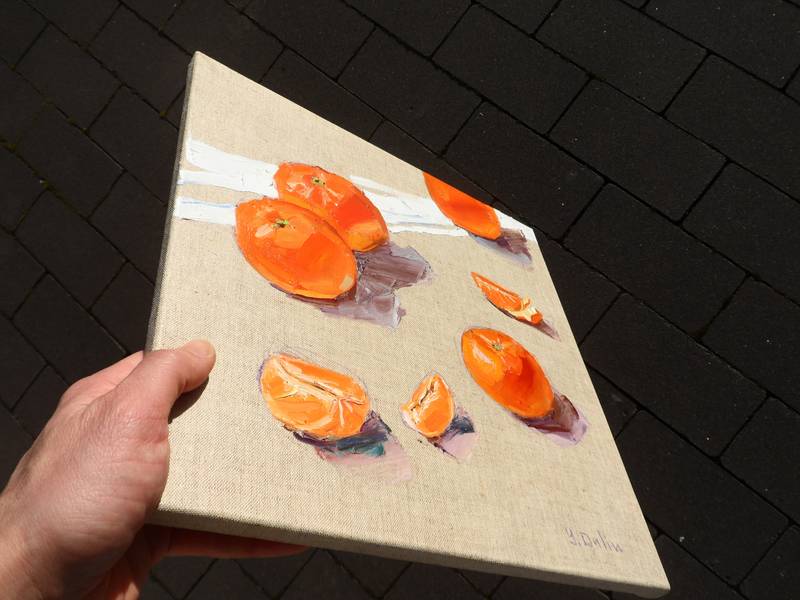 Tangerines Fine Art Painting Yehor Dulin - Subjektiv.art