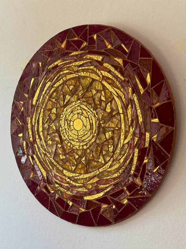 "Mosaic Disc" Fine Art Mixed media Volodymyr Mamchur - Subjektiv.art