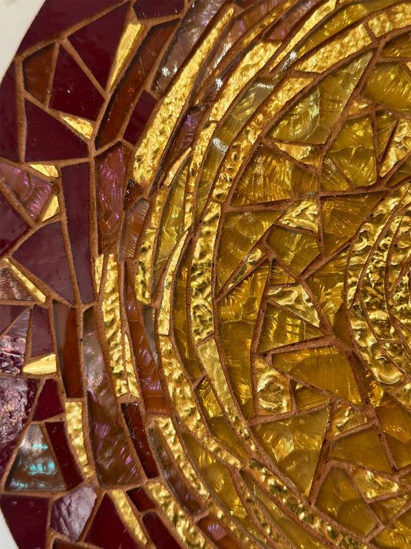 "Mosaic Disc" Fine Art Mixed media Volodymyr Mamchur - Subjektiv.art