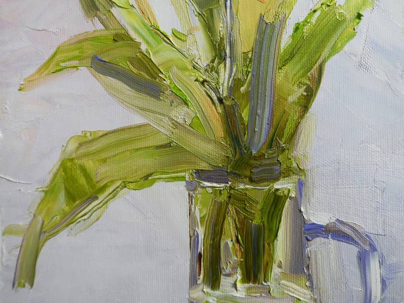 " Tulips" Impressionistic Painting Yehor Dulin - Subjektiv.art
