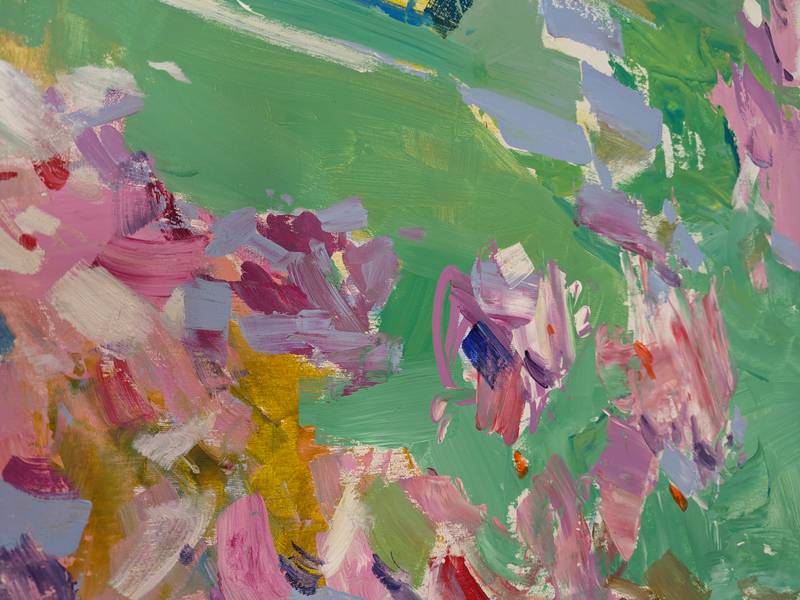 My spring garden Impressionistic Painting Yehor Dulin - Subjektiv.art