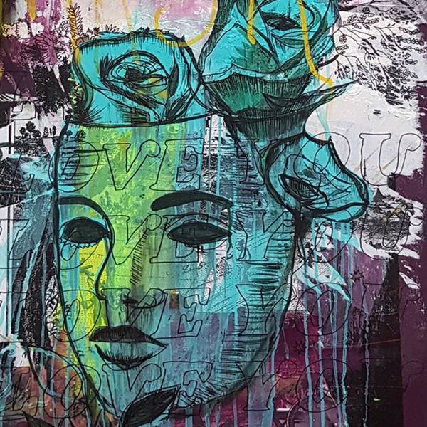 Mask Fine Art Painting unai anton - Subjektiv.art