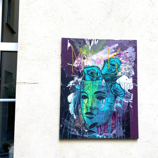 Mask Fine Art Painting unai anton - Subjektiv.art