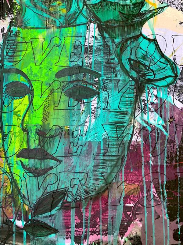 Mask Fine Art Painting unai anton - Subjektiv.art