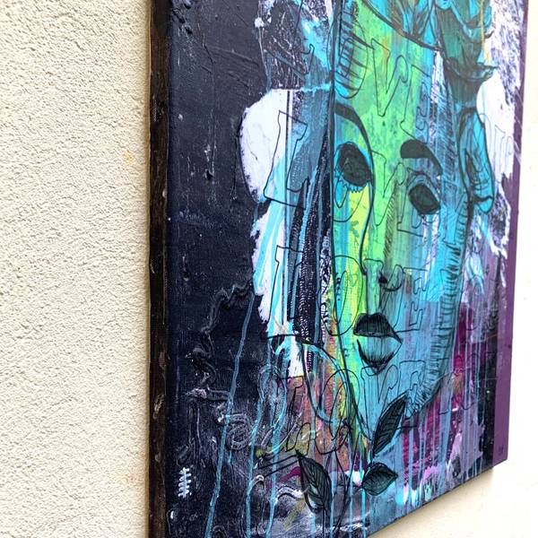 Mask Fine Art Painting unai anton - Subjektiv.art