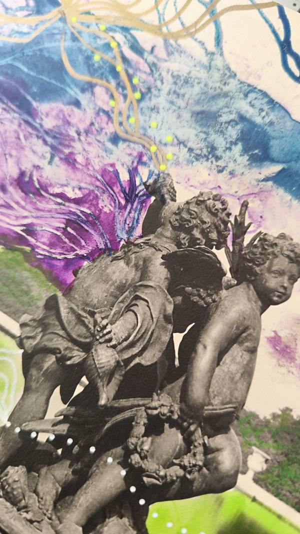 'Versailles 2' Surrealistic Painting Marijah Bac Cam - Subjektiv.art