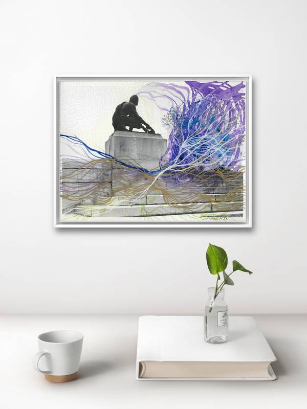 'Versailles 1' Surrealistic Painting Marijah Bac Cam - Subjektiv.art