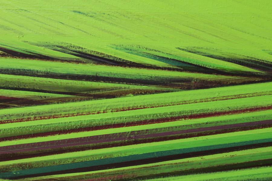 Green May Fine Art Painting IRYDIY Iryna Dzyndra - Subjektiv.art