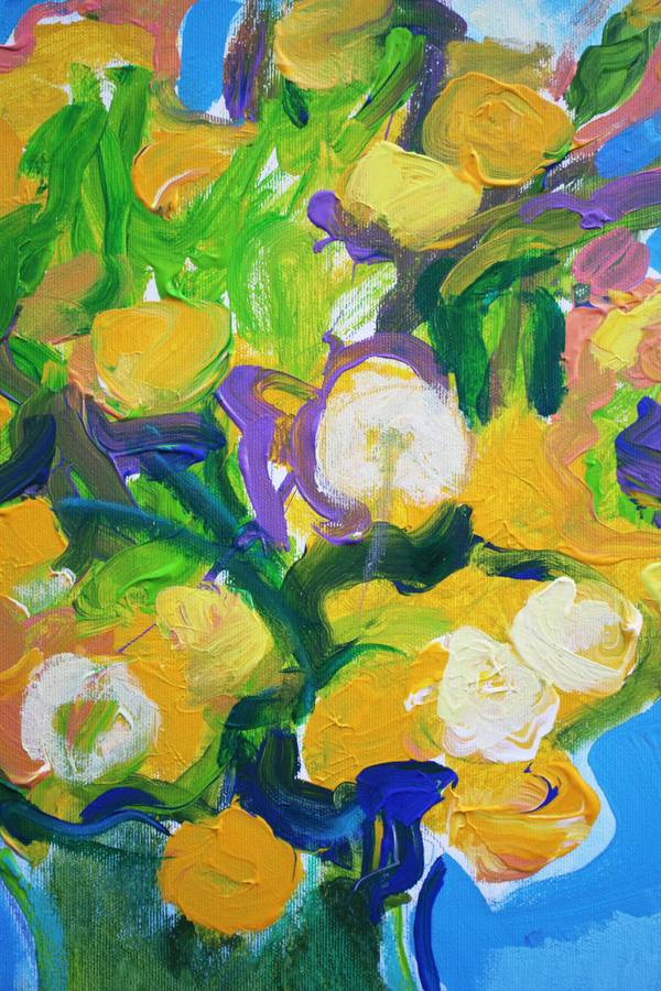 Dandelions Fine Art Painting Artem Andreichuk - Subjektiv.art
