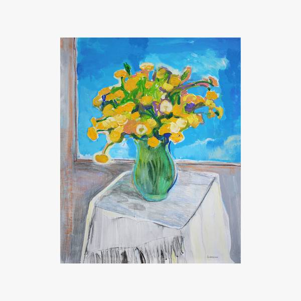 Dandelions Fine Art Painting Artem Andreichuk - Subjektiv.art