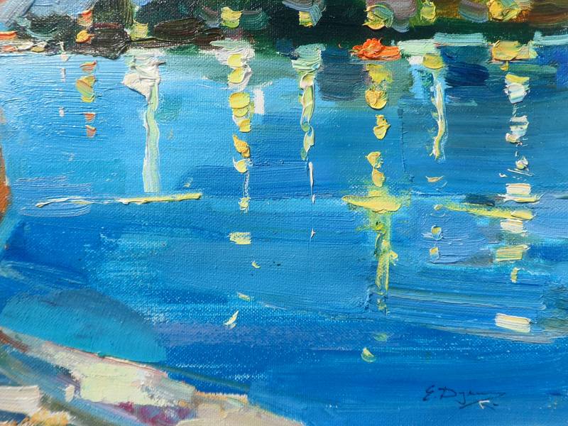 " evening mood " Impressionistic Painting Yehor Dulin - Subjektiv.art