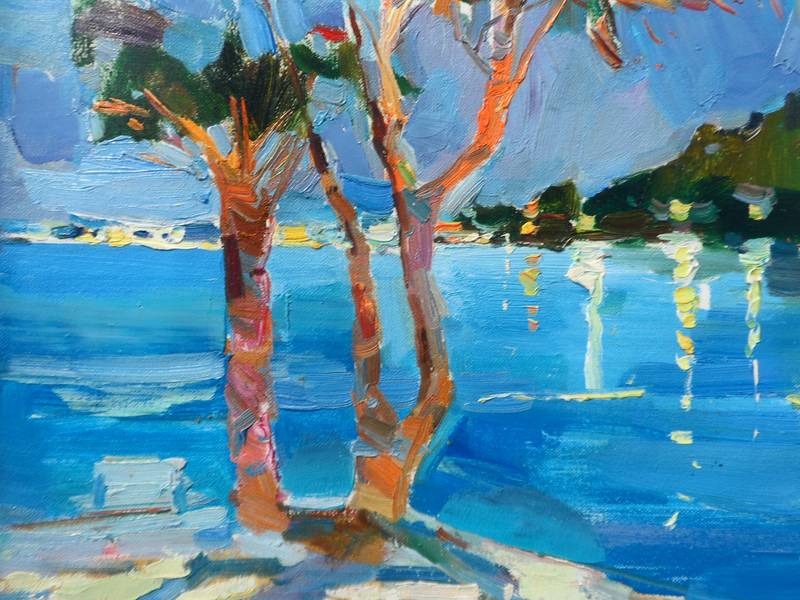 " evening mood " Impressionistic Painting Yehor Dulin - Subjektiv.art