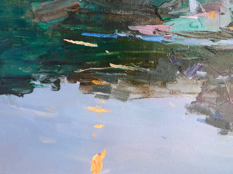 " moon " Impressionistic Painting Yehor Dulin - Subjektiv.art