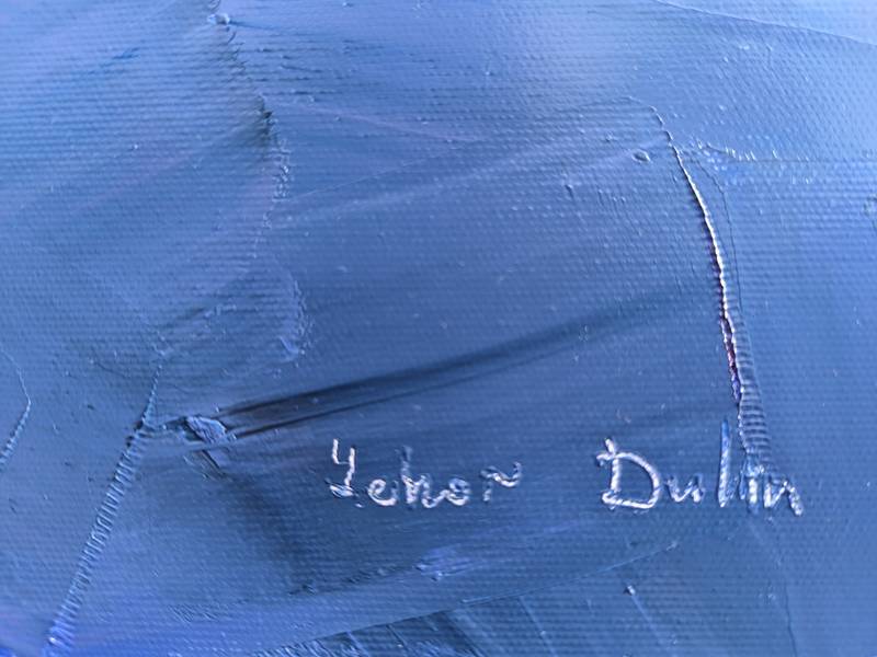 Mountains Switzerland Impressionistic Painting Yehor Dulin - Subjektiv.art