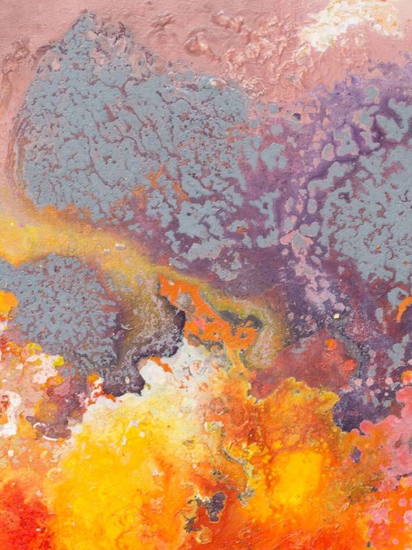 Sun storm Abstract Painting Alena Kuznetsova - Subjektiv.art