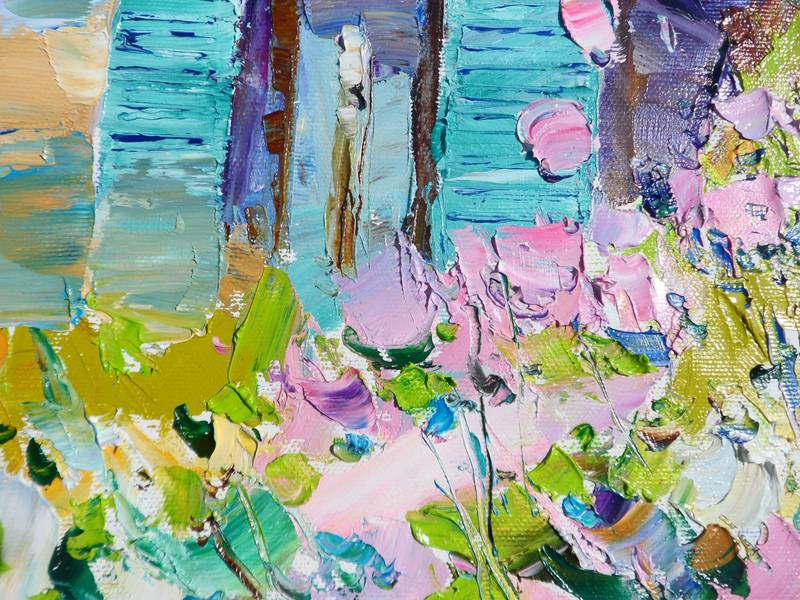 Roses under my window Fine Art Painting Yehor Dulin - Subjektiv.art