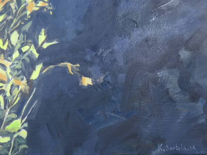 Route d'Évisa Fine Art Painting Karine Bartoli - Subjektiv.art