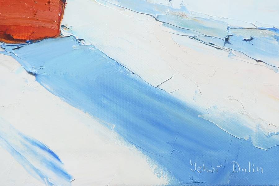 Spring flowers Impressionistic Painting Yehor Dulin - Subjektiv.art