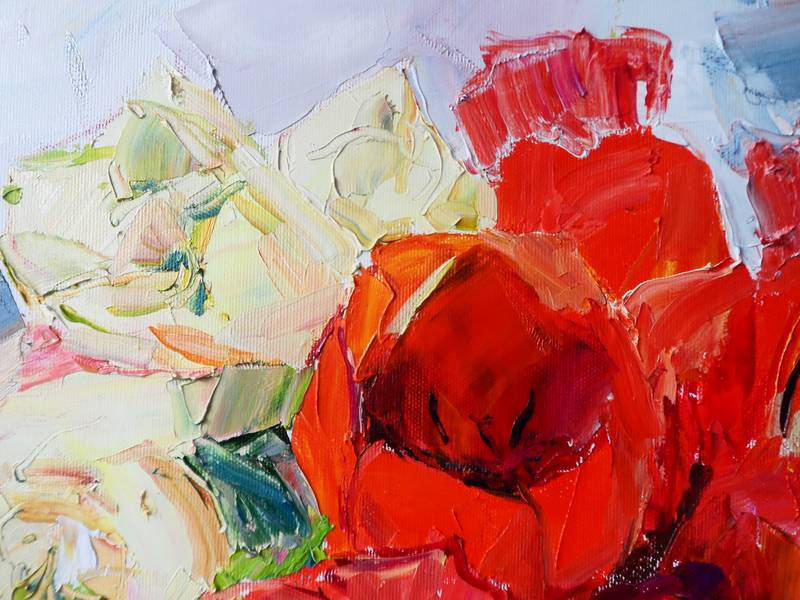 " Tulips" Impressionistic Painting Yehor Dulin - Subjektiv.art