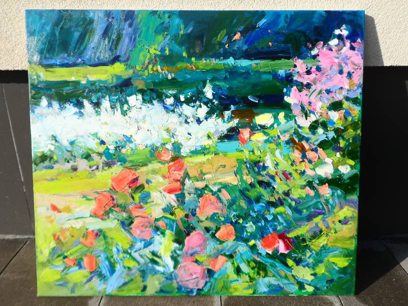 Spring garden Fine Art Painting Yehor Dulin - Subjektiv.art