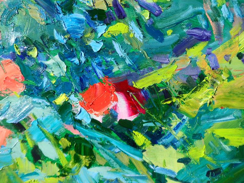 Spring garden Fine Art Painting Yehor Dulin - Subjektiv.art