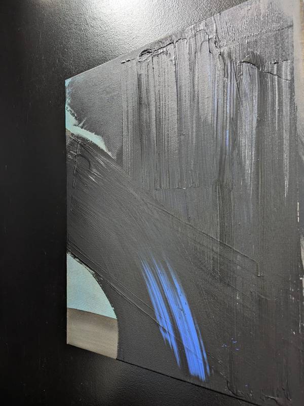 L'arbre noir Abstract Painting Benoit Guerin - Subjektiv.art