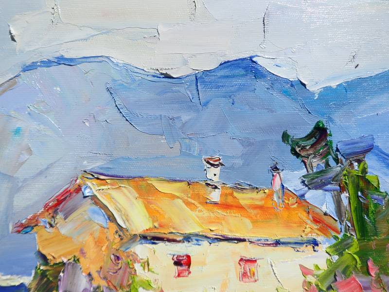 " Sunny day " Impressionistic Painting Yehor Dulin - Subjektiv.art