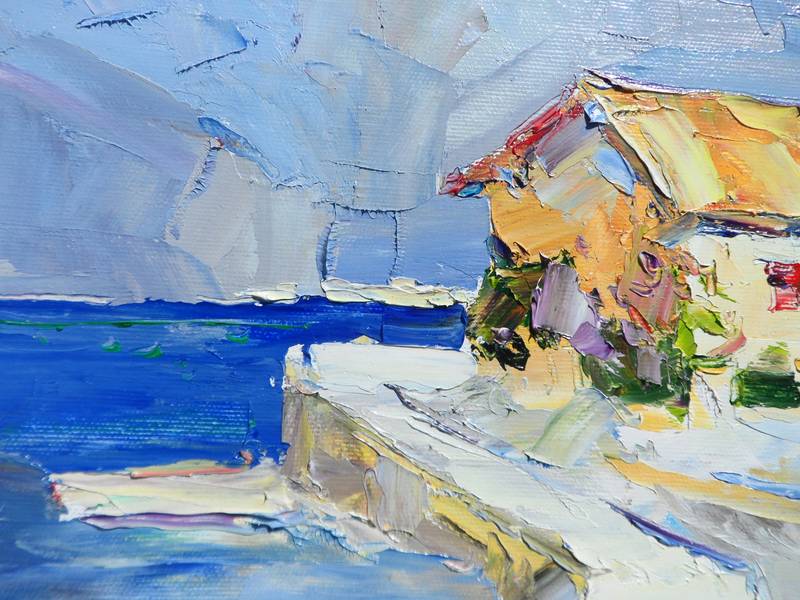 " Sunny day " Impressionistic Painting Yehor Dulin - Subjektiv.art