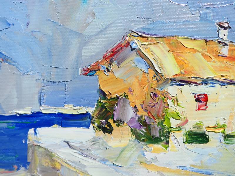 " Sunny day " Impressionistic Painting Yehor Dulin - Subjektiv.art