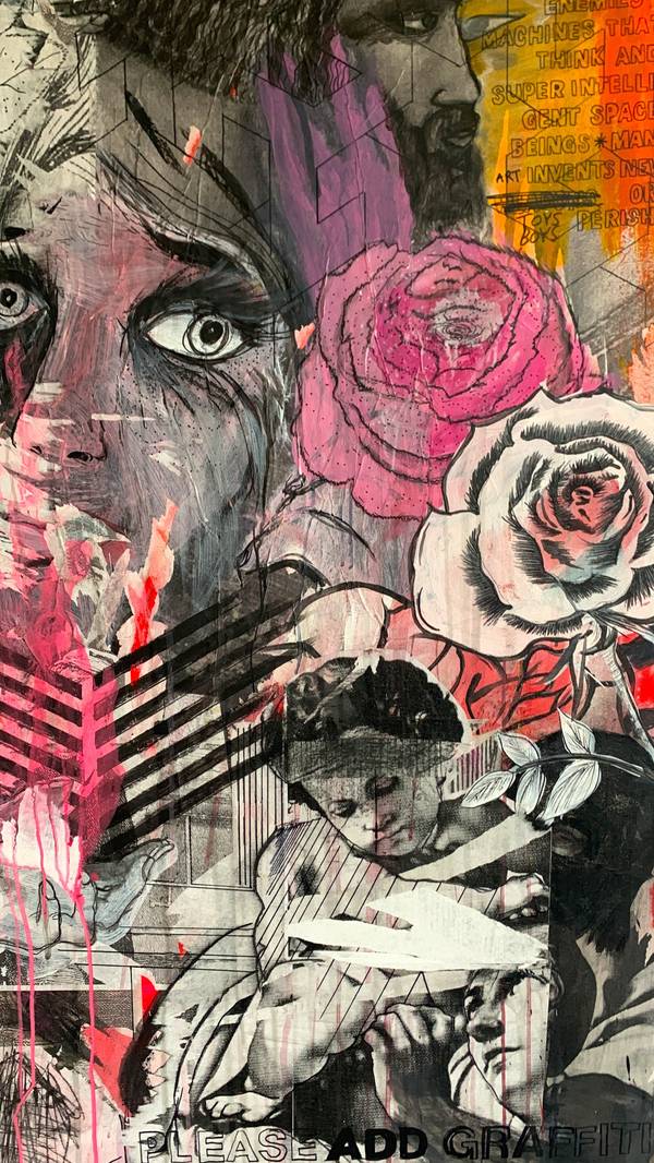 Philosophy of the body Expressive and gestural Painting unai anton - Subjektiv.art