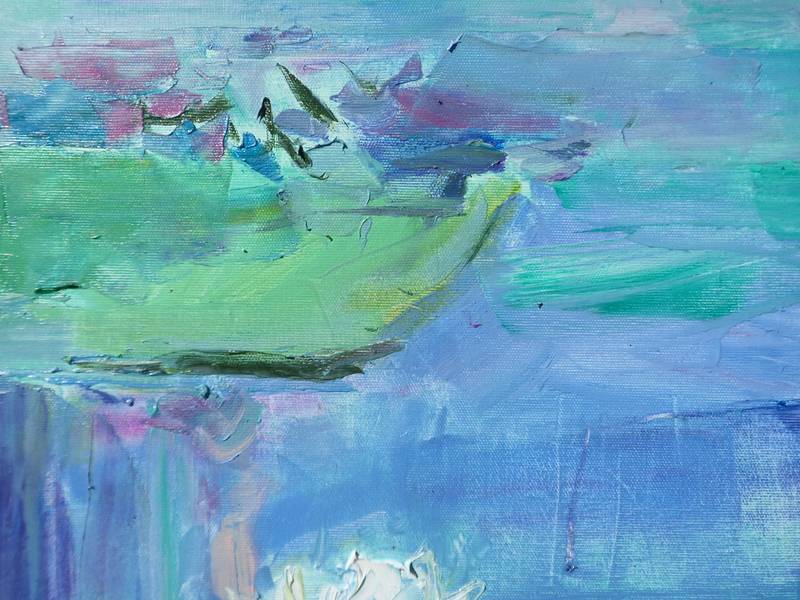 water lilies  Impressionistic Painting Yehor Dulin - Subjektiv.art