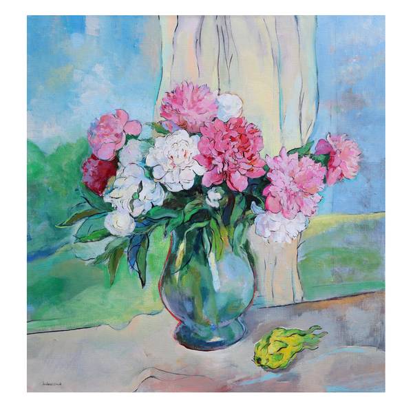 Still life with peonies   - Subjektiv.art