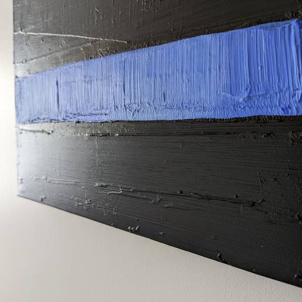 Outremer Abstract Painting Benoit Guerin - Subjektiv.art