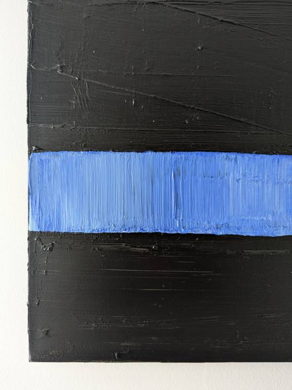 Outremer Abstract Painting Benoit Guerin - Subjektiv.art