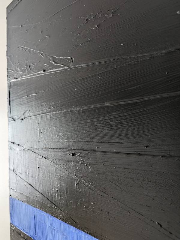Outremer Abstract Painting Benoit Guerin - Subjektiv.art