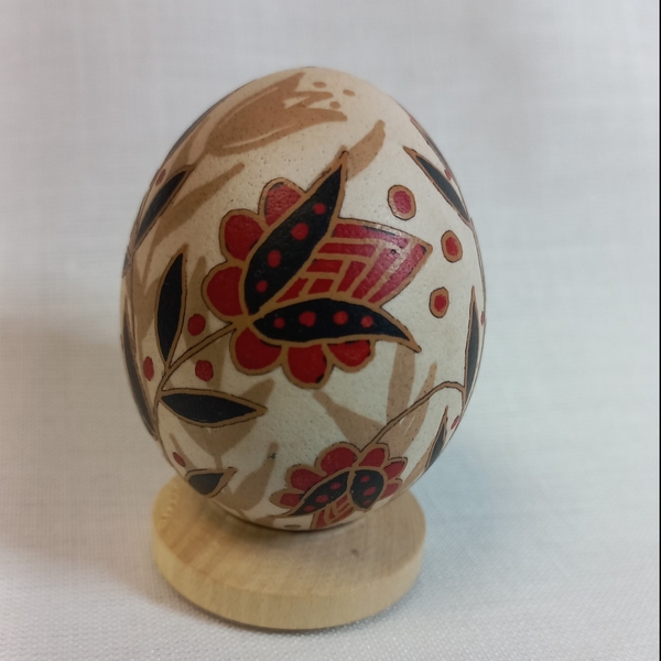 Pysanka "Flowers" Painting Olena Nemkova - Subjektiv.art