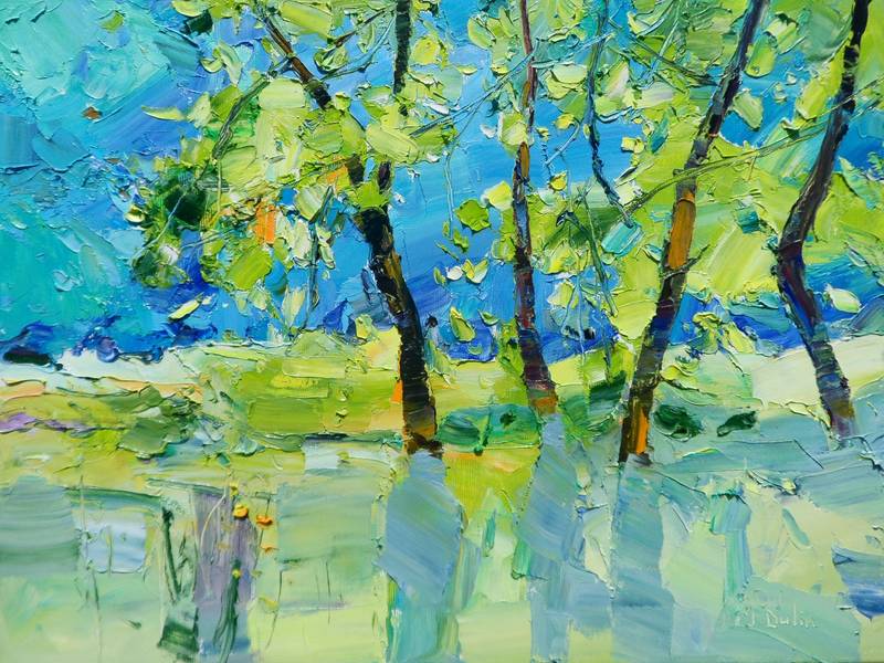 Morning Impressionistic Painting Yehor Dulin - Subjektiv.art