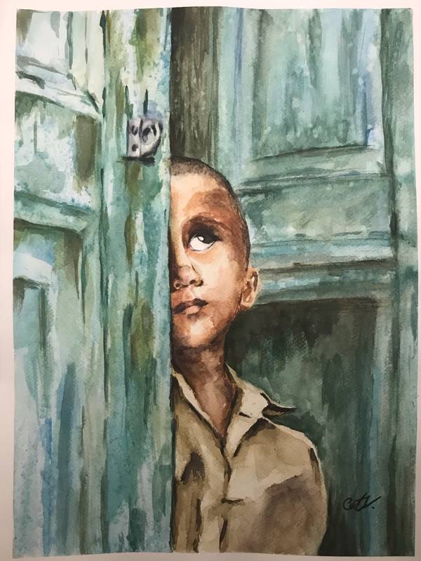 Bangladesh Kid Unspecified Painting Catarina Vasco - Subjektiv.art