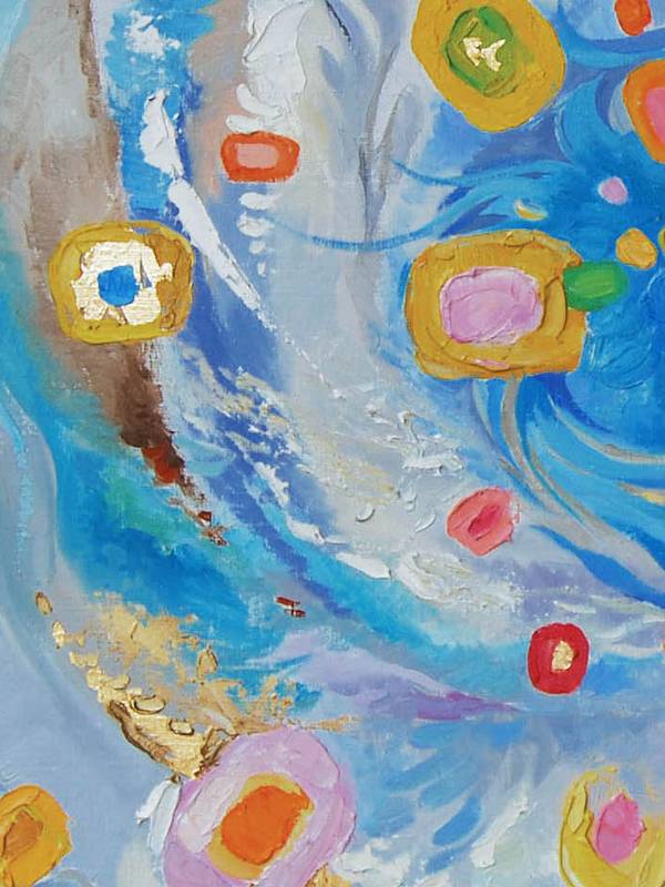December Abstract Painting Julia Chemerys - Subjektiv.art