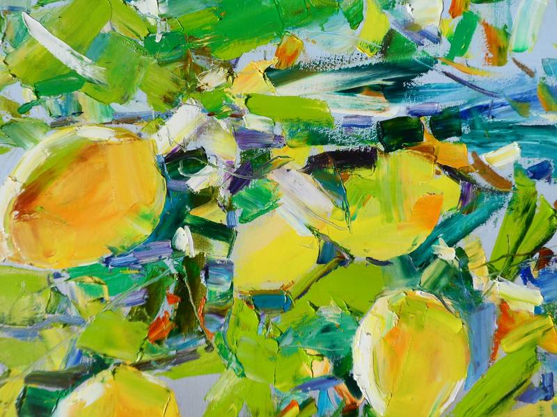 " Sicilian mood " Impressionistic Painting Yehor Dulin - Subjektiv.art