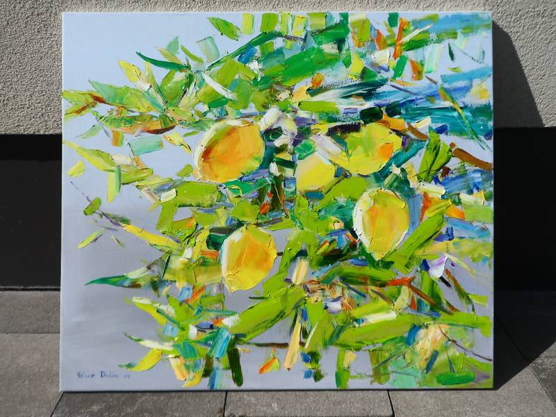 " Sicilian mood " Impressionistic Painting Yehor Dulin - Subjektiv.art