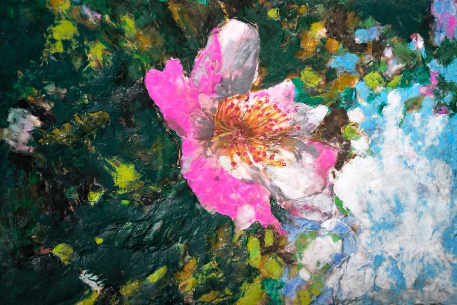 Flower #1 Collage Mixed media Dmitry  Ulyanov  - Subjektiv.art