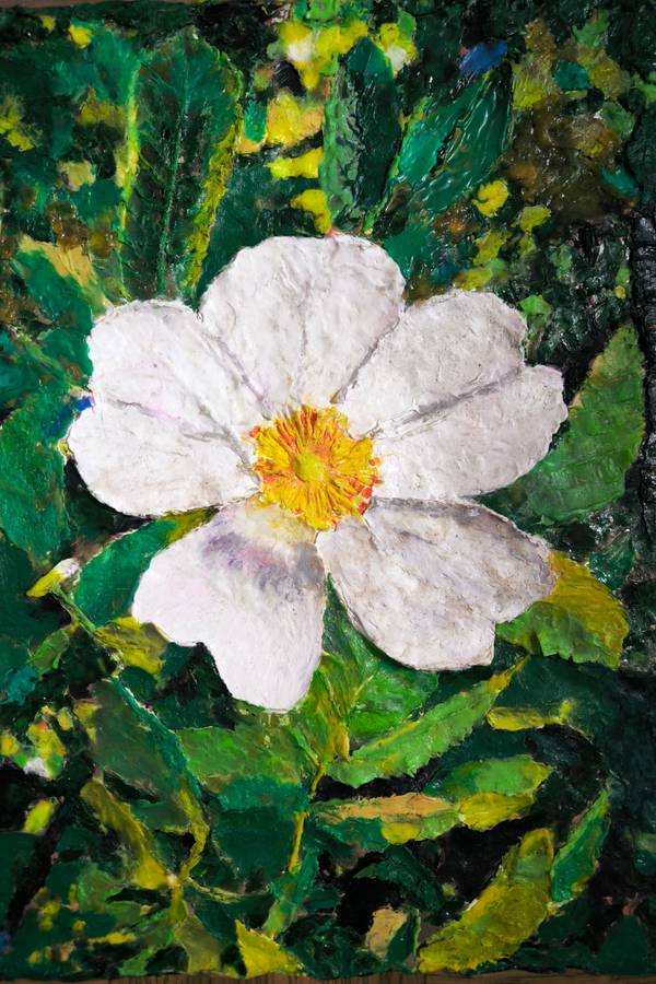Flower #3 Collage Mixed media Dmitry Ulyanov - Subjektiv.art