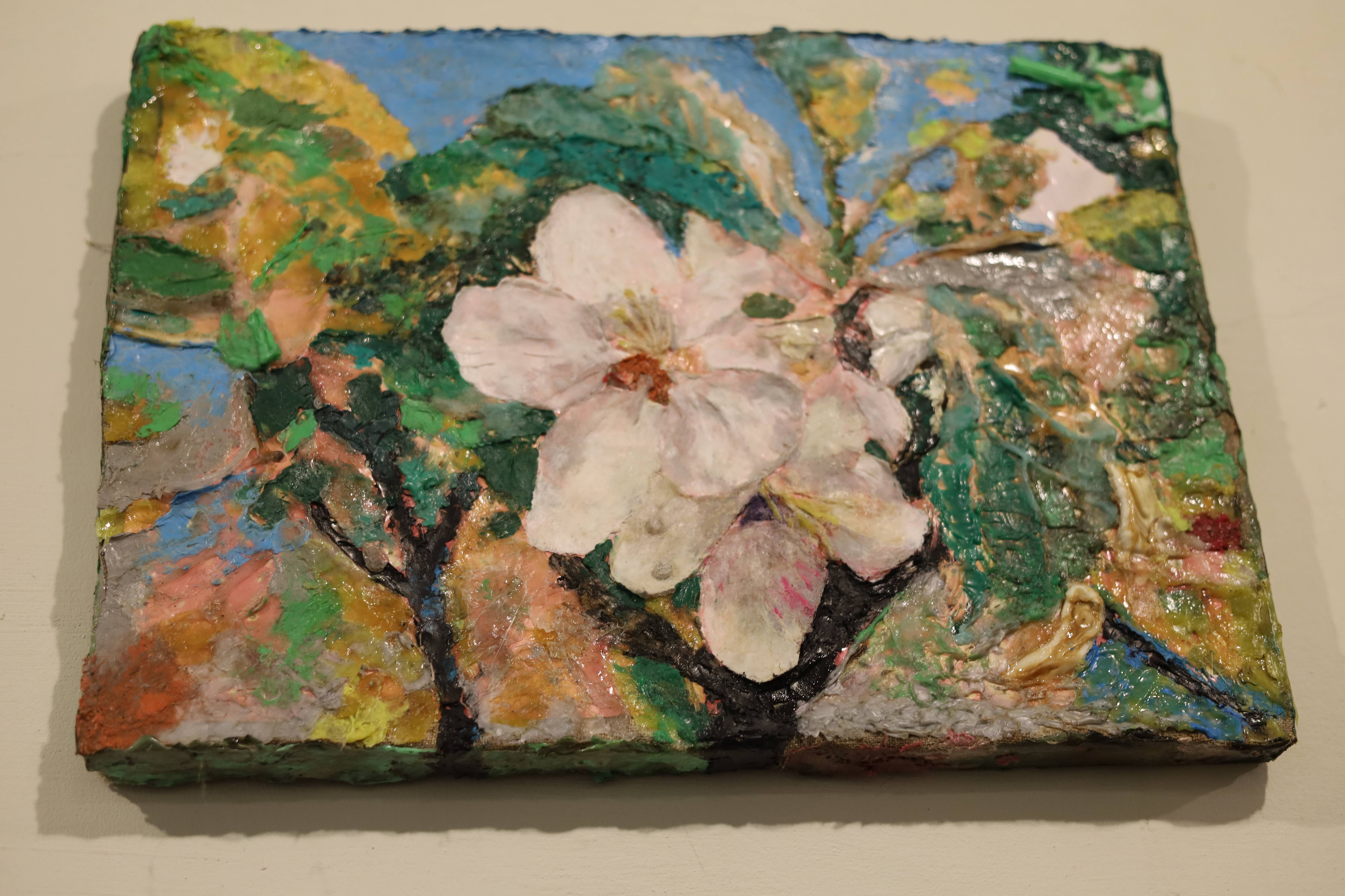 Flower #4 Collage Mixed media Dmitry  Ulyanov  - Subjektiv.art