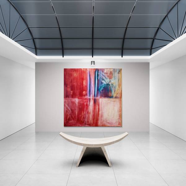 Wild paradise Abstract Painting Claudia De La Hoz - Subjektiv.art