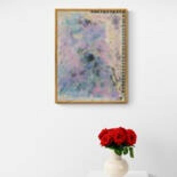 Sauvage bouquet Abstract Painting Claudia De La Hoz - Subjektiv.art