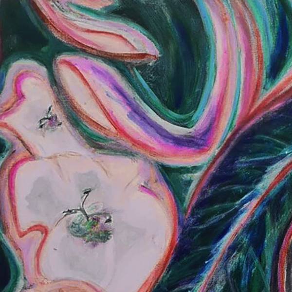 Soft jungle Abstract Painting Claudia De La Hoz - Subjektiv.art