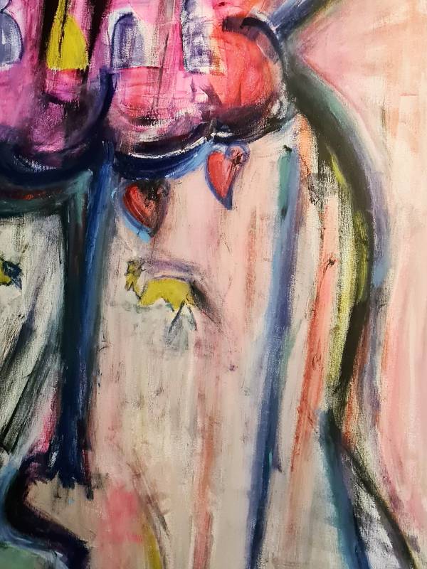 Extravagant love Abstract Painting Claudia De La Hoz - Subjektiv.art