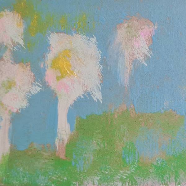 Arbres Abstract Painting Claudia De La Hoz - Subjektiv.art