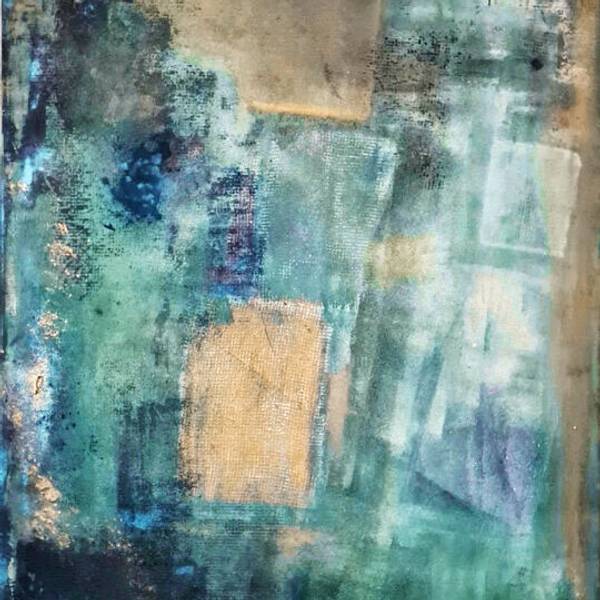 The squares forest Abstract Painting Claudia De La Hoz - Subjektiv.art